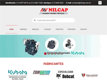 Tablet Screenshot of nilcap.com.br